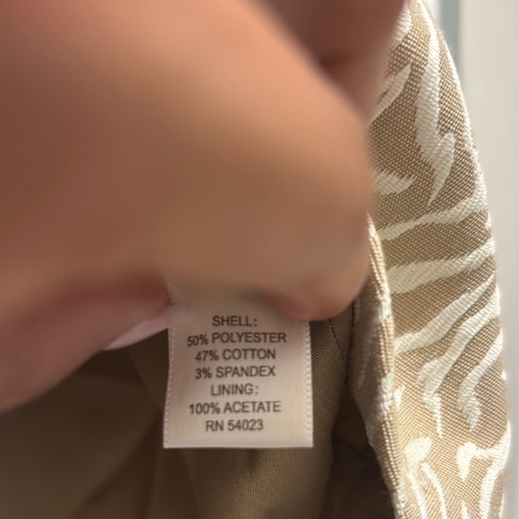 Banana Republic Cream Pencil Skirt Knee-Length Cocktail - Picture 2 of 2